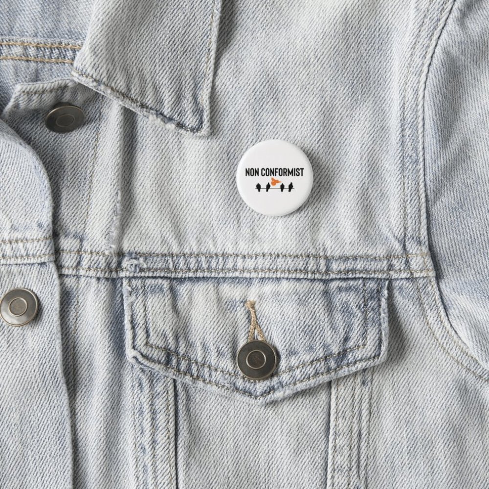 Non Conformist Button - Picture 3 of 3